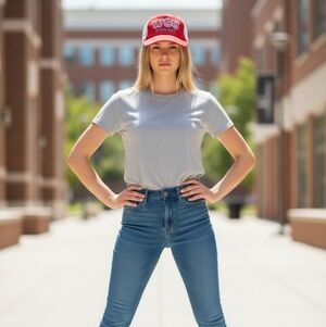 Captivating Brand WSU Cougars Hat Cap Adjustable Strap Back